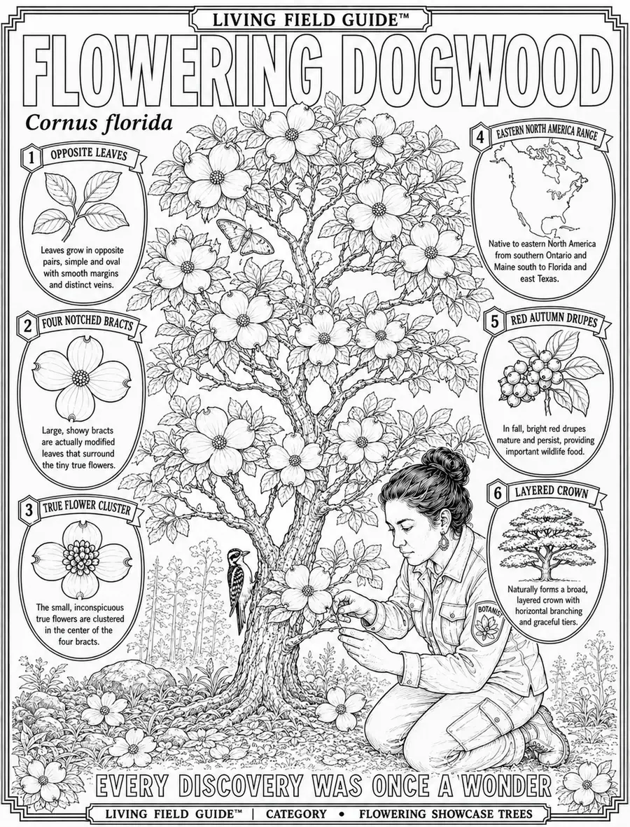 Flowering Dogwood sample page