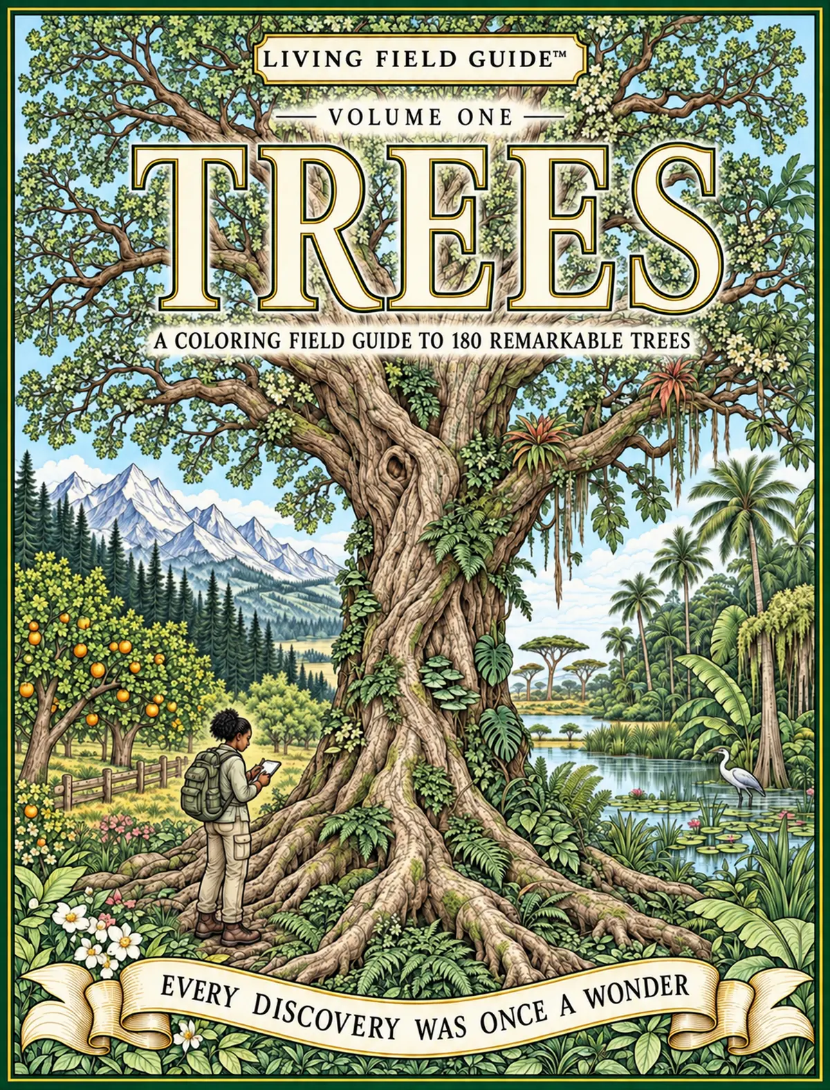Living Field Guide Trees cover in color