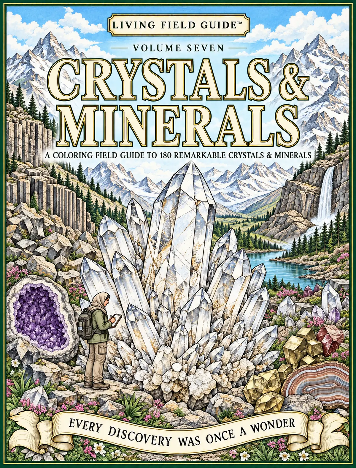 Finished color Crystals and Minerals cover